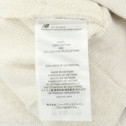 [Used] New Balance x Shohei Otani Cotton Zip-up Hoodie Oatmeal [M] [Condition Rank A] [Men&
