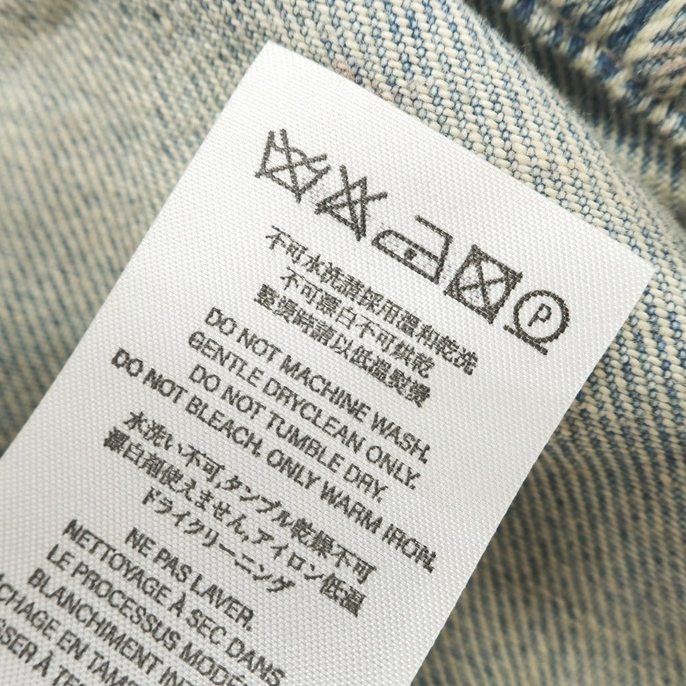 【中古】ネームセイク NAMESAKE BILLIE BIBS DENIM PANTS コットン デニムパンツ ブルー【 S 】【 状態ランクA 】【 メンズ 】
