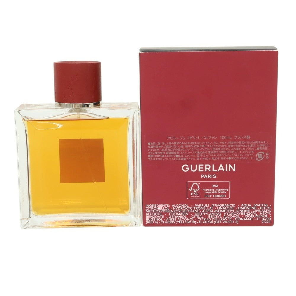 【中古】ゲラン GUERLAIN × Hennessy HABIT ROUGE SPIRIT パルファン 香水 クリアxマルーン【 100ml 】【 状態ランクA 】【 メンズ 】
