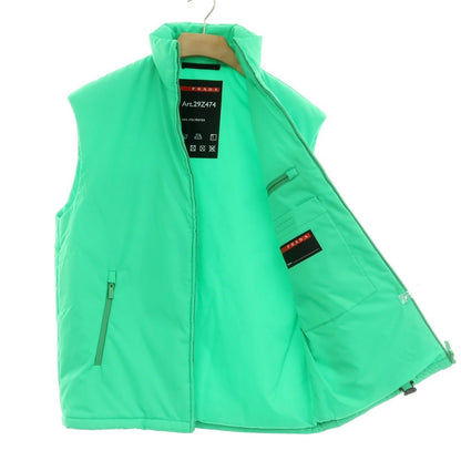 [Used] PRADA LINEA ROSSA polyester padded vest, green [XS] [Condition Rank A] [Men&