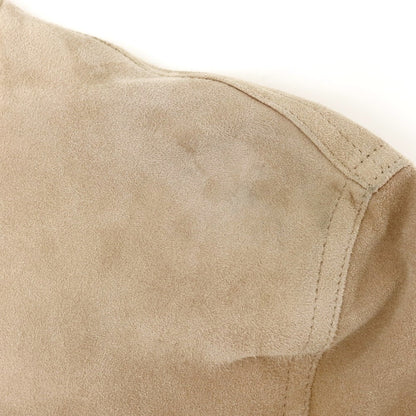 [Used] EMMETI goatskin suede rider jacket in pink beige [50] [Condition: D] [Men&