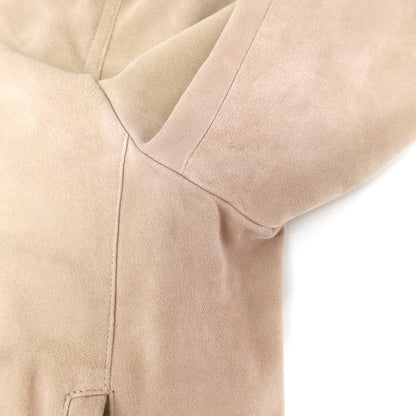 [Used] EMMETI goatskin suede rider jacket in pink beige [50] [Condition: D] [Men&