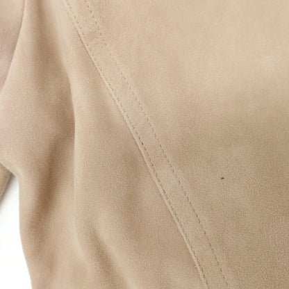 [Used] EMMETI goatskin suede rider jacket in pink beige [50] [Condition: D] [Men&