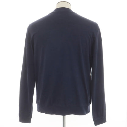 [Used] Antichipo Antichipo ANTICIPO Cotton Mock Neck Long Sleeve T-Shirt Navy [50] [Condition Rank C] [Men&
