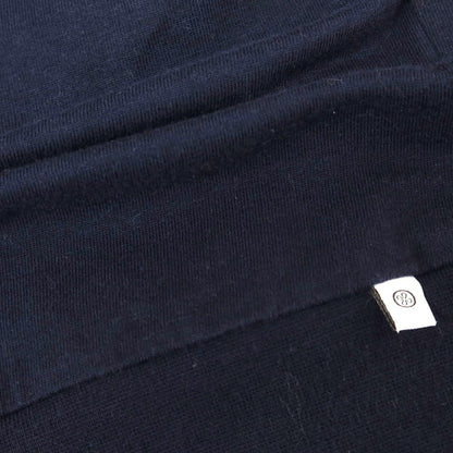 [Used] Antichipo Antichipo ANTICIPO Cotton Mock Neck Long Sleeve T-Shirt Navy [50] [Condition Rank C] [Men&