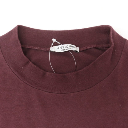 【中古】アンティーチポ　アンティチポ ANTICIPO コットン モックネック 長袖Ｔシャツ ワイン【 50 】【 状態ランクC 】【 メンズ 】