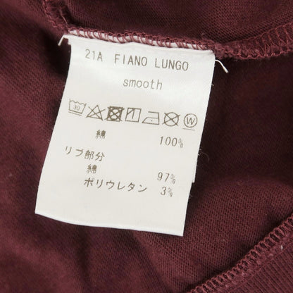 【中古】アンティーチポ　アンティチポ ANTICIPO コットン モックネック 長袖Ｔシャツ ワイン【 50 】【 状態ランクC 】【 メンズ 】