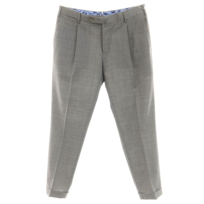 [Used] PT Torino PT TORINO TECHNO WASHABLE WOOL Stretch Polyester Wool Dress Slacks Pants Grey [48] [Condition Rank B] [Men&
