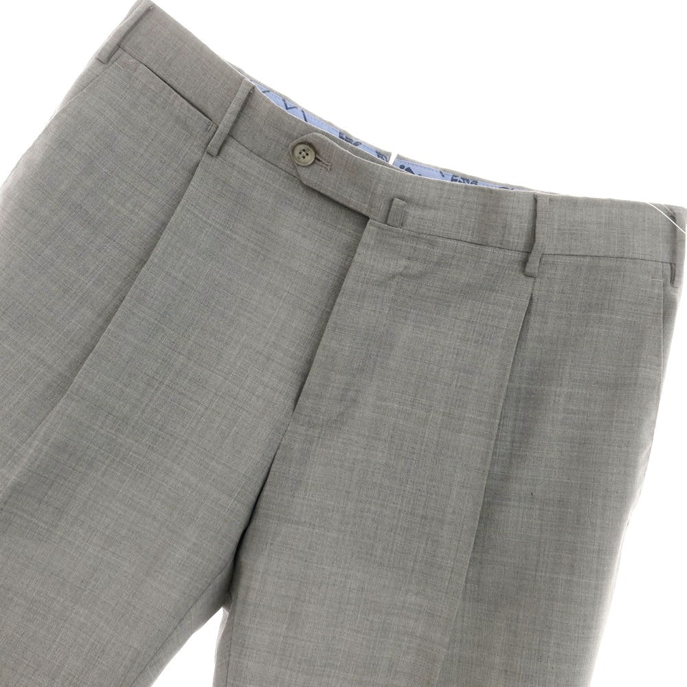 [Used] PT Torino PT TORINO TECHNO WASHABLE WOOL Stretch Polyester Wool Dress Slacks Pants Grey [48] [Condition Rank B] [Men&
