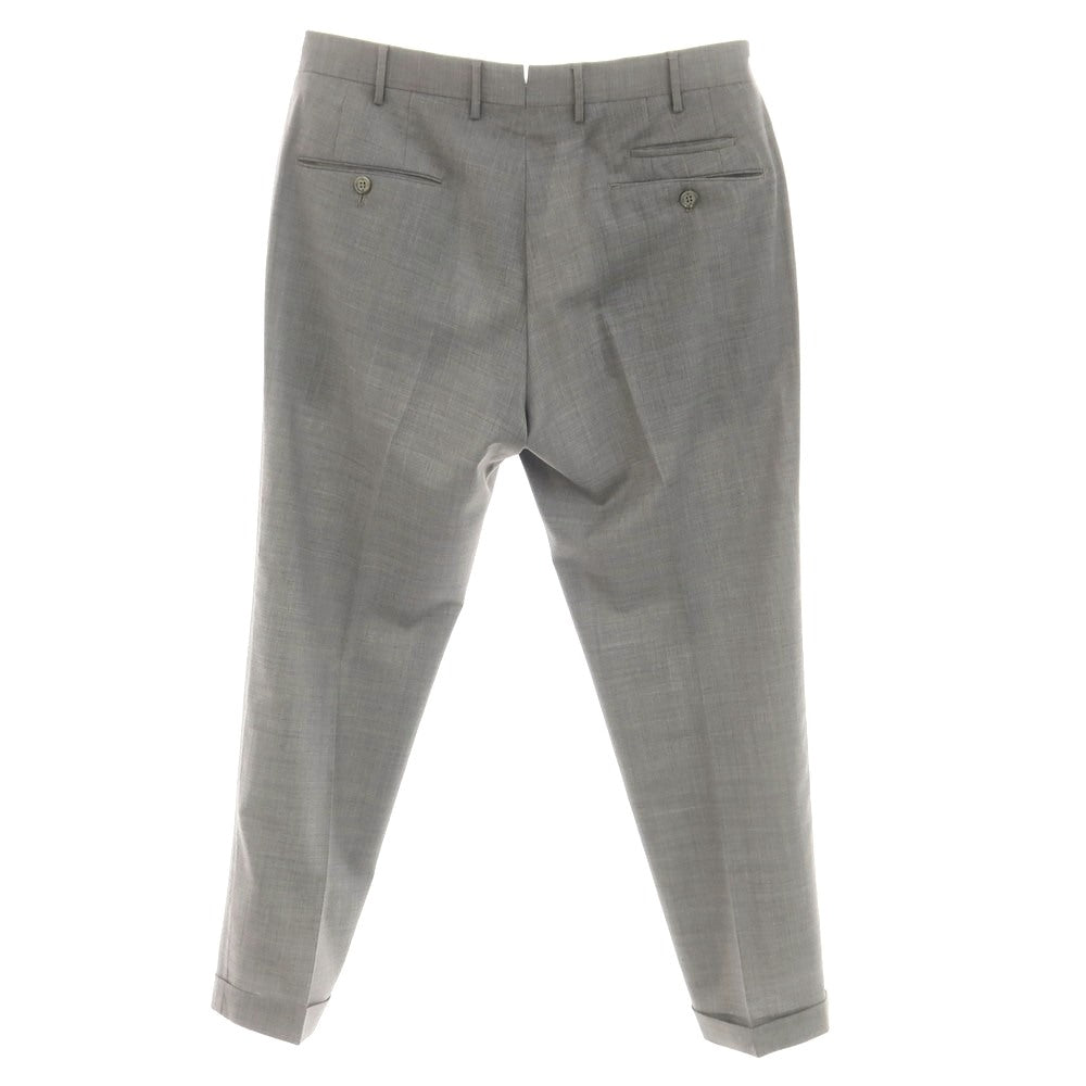 [Used] PT Torino PT TORINO TECHNO WASHABLE WOOL Stretch Polyester Wool Dress Slacks Pants Grey [48] [Condition Rank B] [Men&