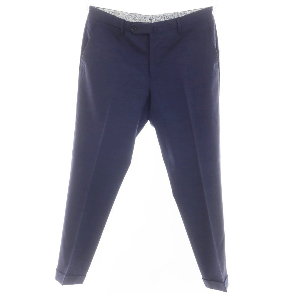 【SALE30％OFF/返品不可】【中古】ジェルマーノ GERMANO BEAMS F別注 ストレッチ ウール ドレススラックスパンツ ネイビー【 48 】【 状態ランクD 】【 メンズ 】