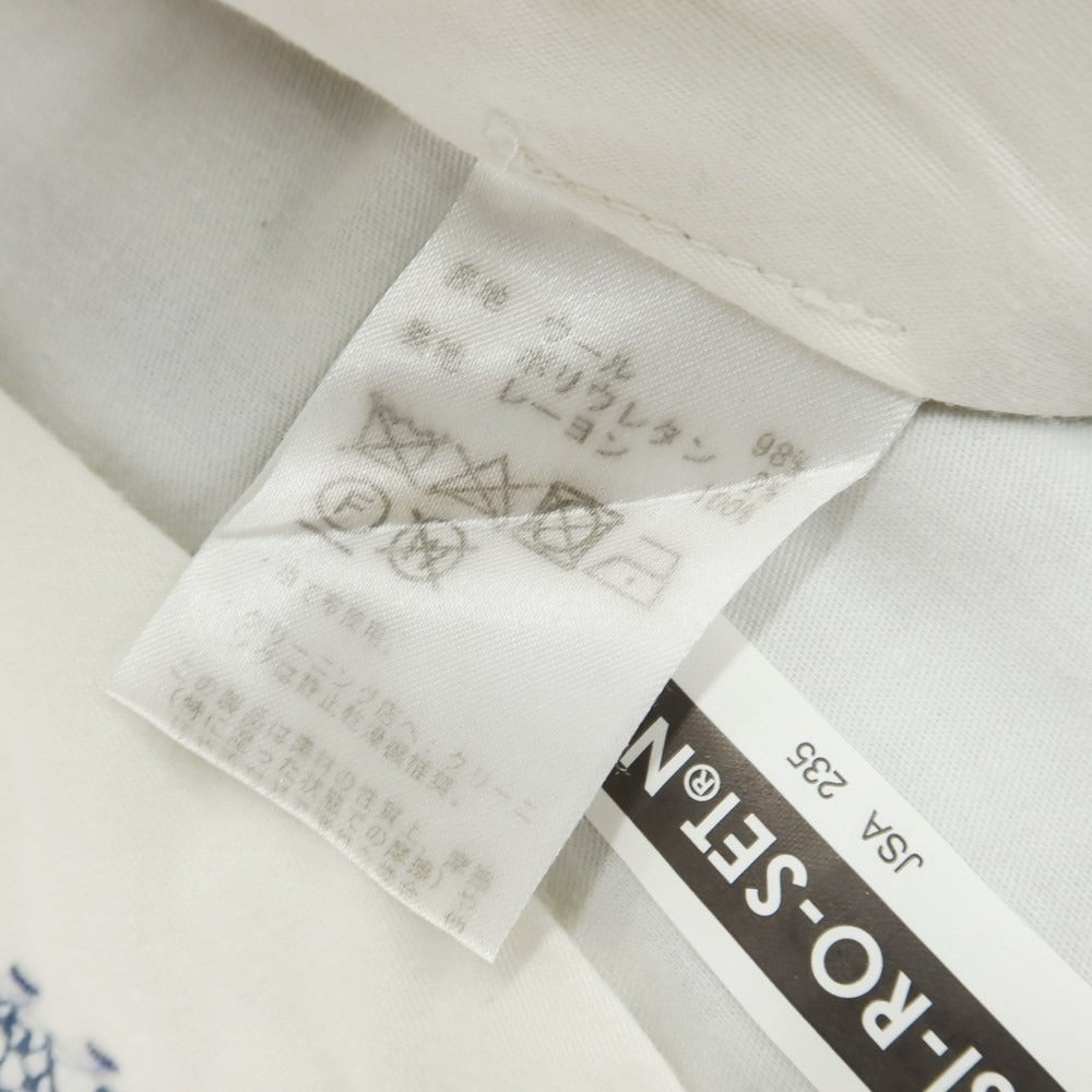 [Used] GERMANO BEAMS F Custom Stretch Wool Dress Slacks Pants Navy [48] [Condition Rank D] [Men&