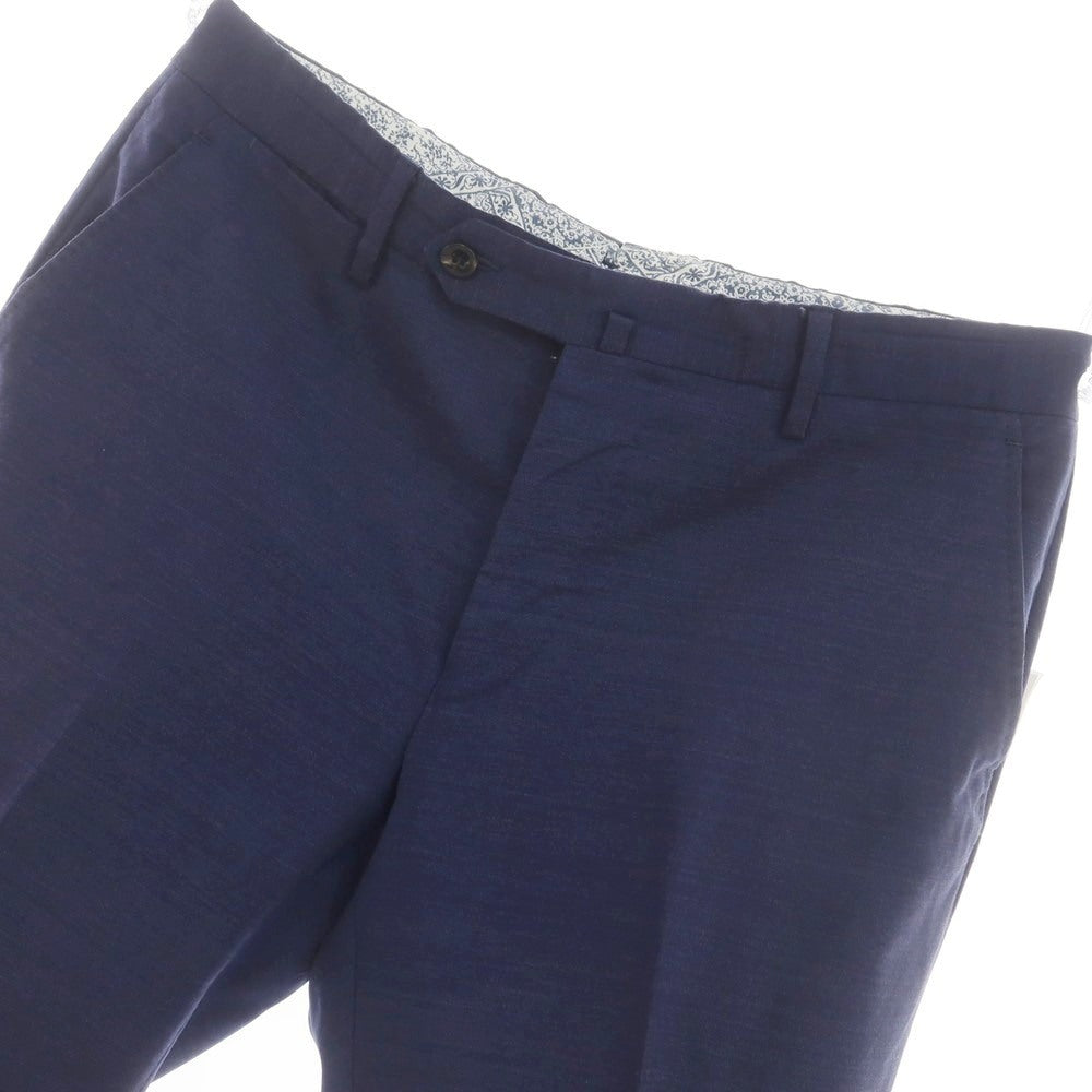 【SALE30％OFF/返品不可】【中古】ジェルマーノ GERMANO BEAMS F別注 ストレッチ ウール ドレススラックスパンツ ネイビー【 48 】【 状態ランクD 】【 メンズ 】
