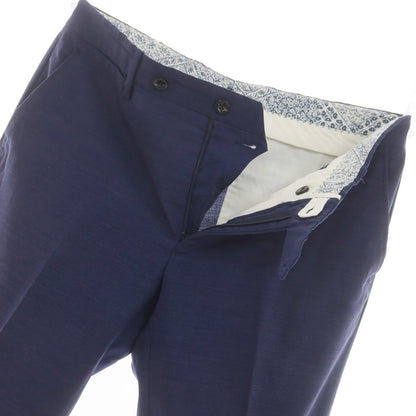 [Used] GERMANO BEAMS F Custom Stretch Wool Dress Slacks Pants Navy [48] [Condition Rank D] [Men&