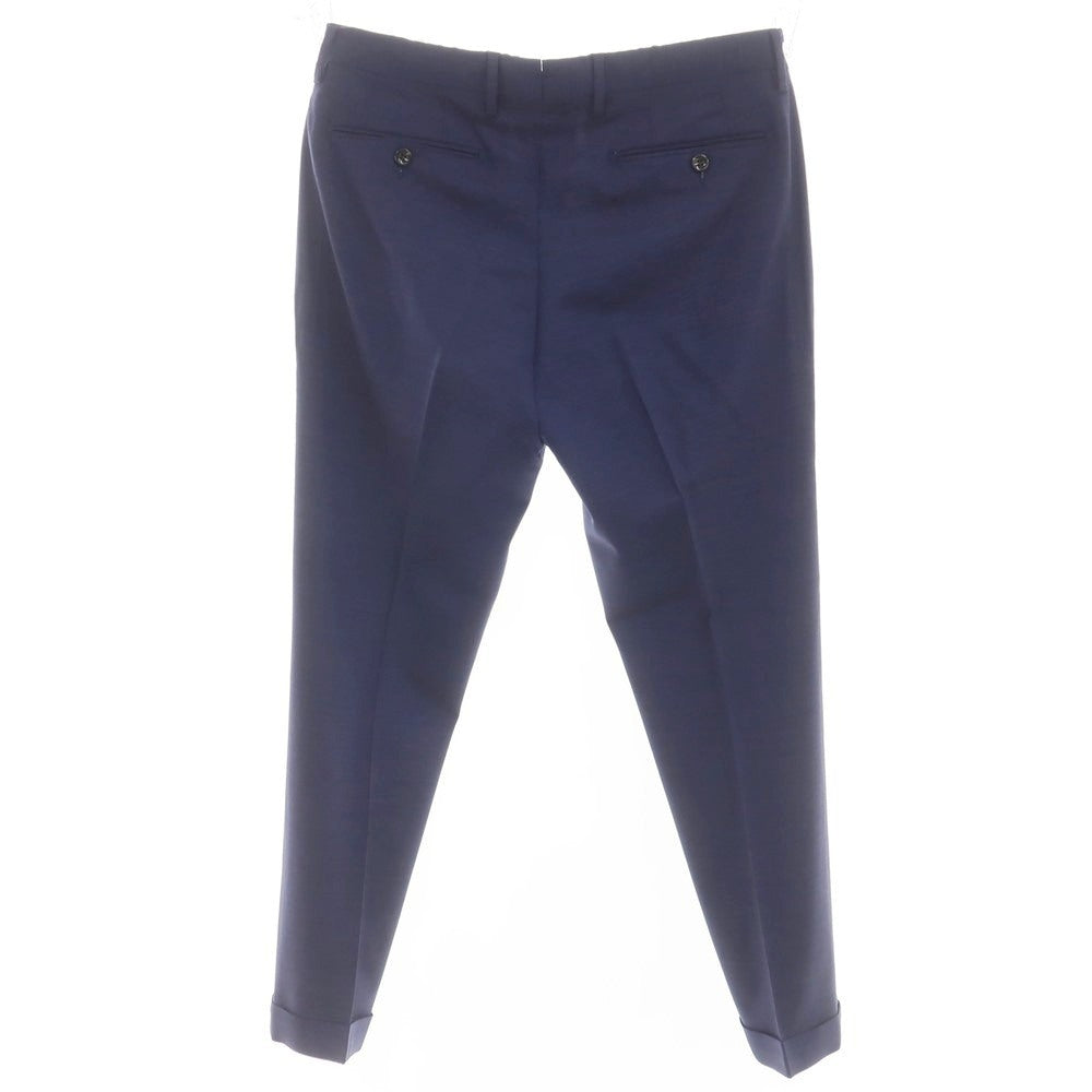 [Used] GERMANO BEAMS F Custom Stretch Wool Dress Slacks Pants Navy [48] [Condition Rank D] [Men&