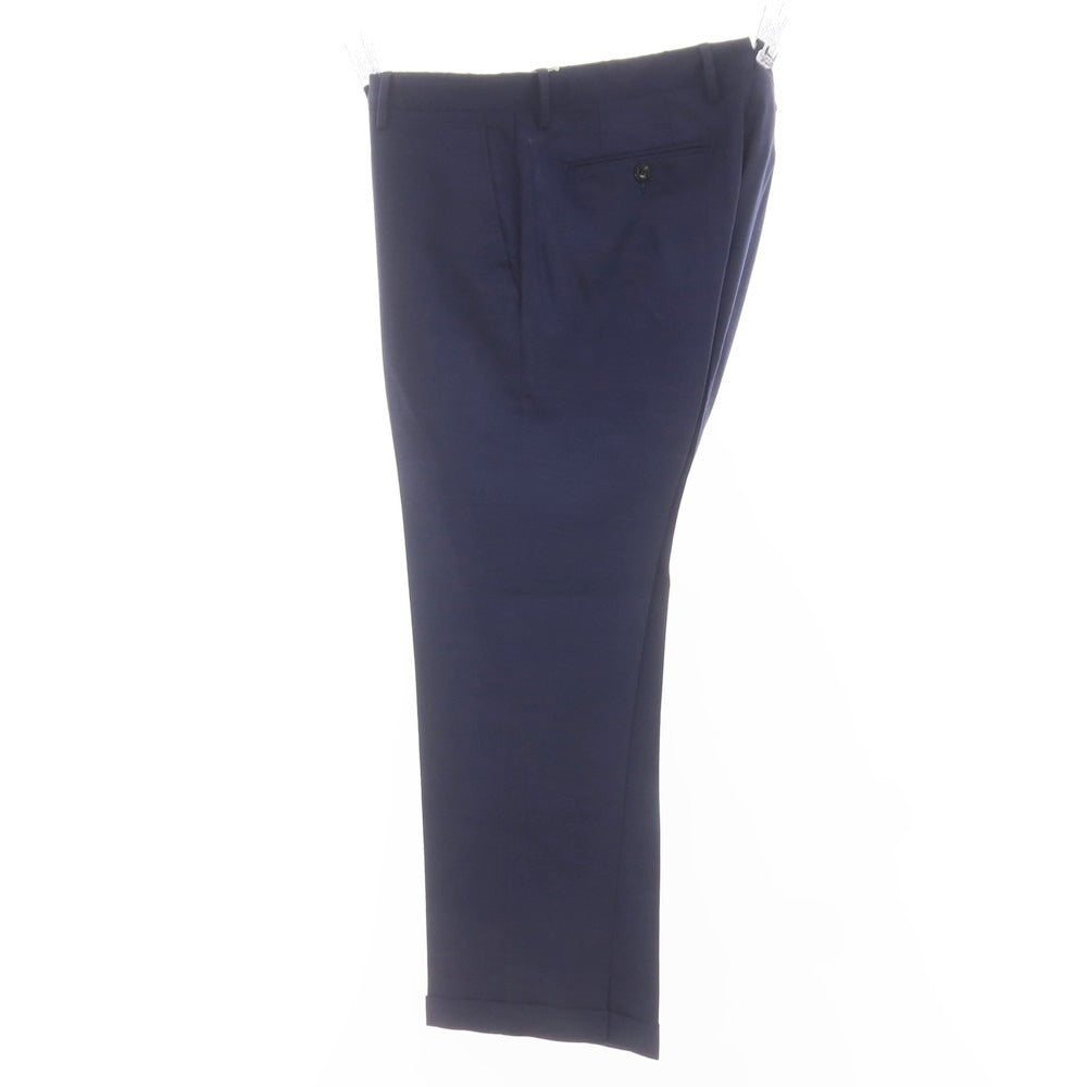 [Used] GERMANO BEAMS F Custom Stretch Wool Dress Slacks Pants Navy [48] [Condition Rank D] [Men&