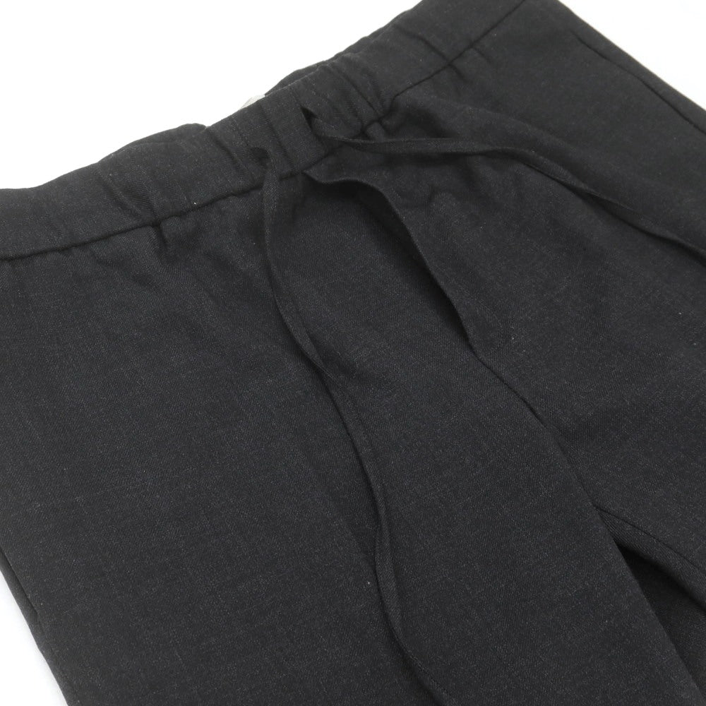 【中古】ポール＆ジョー PAUL&amp;JOE ストレッチ ポリエステルウール イージースラックスパンツ チャコール【サイズUS M】【 状態ランクC 】【 メンズ 】[CPD]