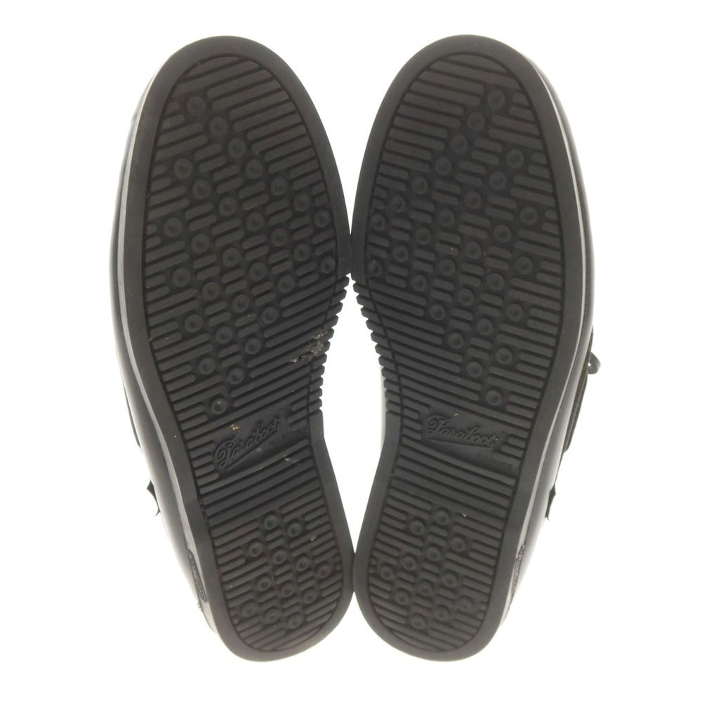 [Used] Paraboot BARTH Glass Leather Deck Shoes Black [7 1/2] [Condition Rank B] [Men&