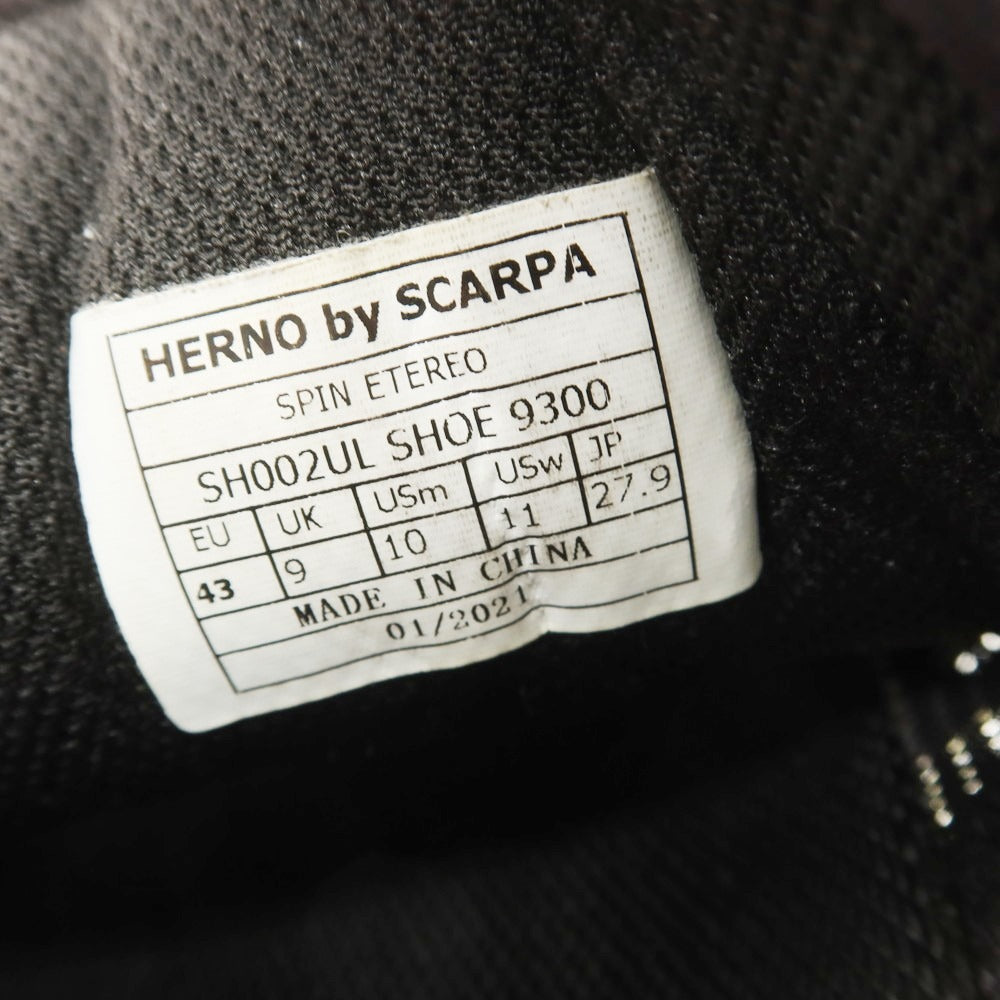 [Used] Herno Laminar SCARPA ASSOLUTO GORE-TEX Sneakers Black [27.9] [Condition Rank C] [Men&