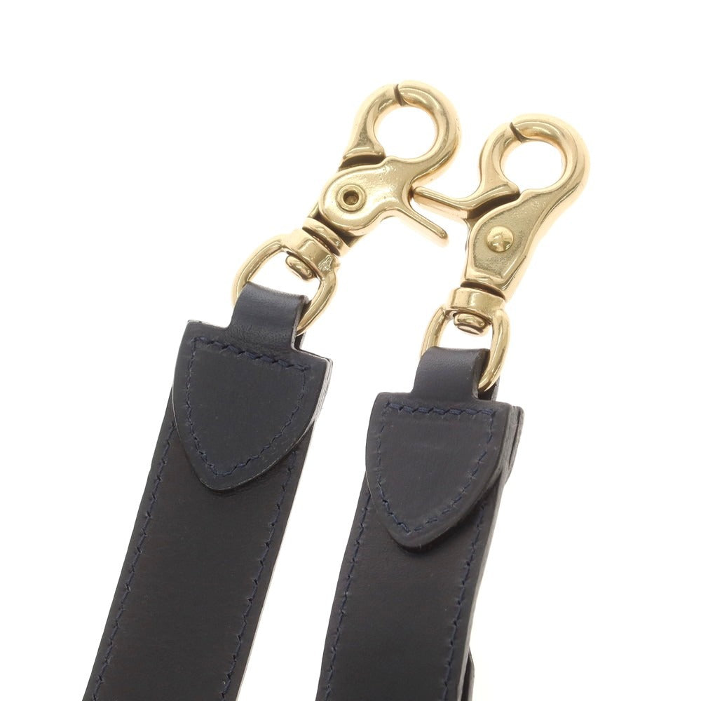 【中古】フェリージ Felisi レザー ショルダーストラップ ダークネイビー【 状態ランクB 】【 メンズ 】