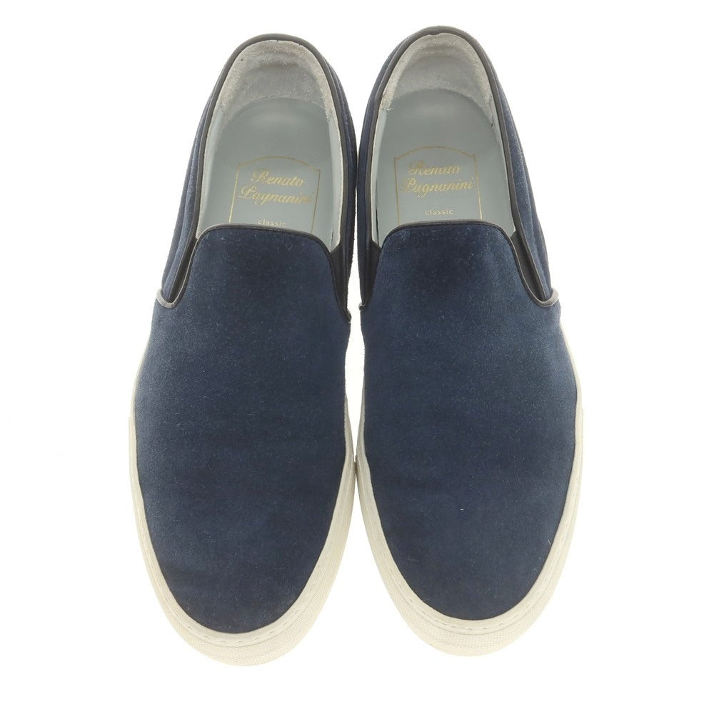 [Used] Renato Pagnanini suede slip-on sneakers, navy [No description (26th)] [Condition rank B] [Men&