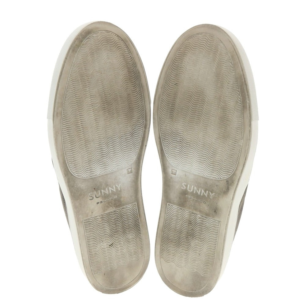 [Used] PELLICO SUNNY Suede Slip-on Sneakers, Grey [40] [Condition Rank C] [Men&