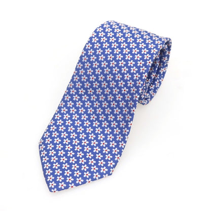 [Used] Franco Bassi Silk Small Pattern Necktie Blue x White [Condition Rank B] [Men&