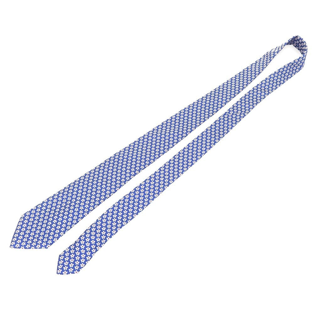 [Used] Franco Bassi Silk Small Pattern Necktie Blue x White [Condition Rank B] [Men&