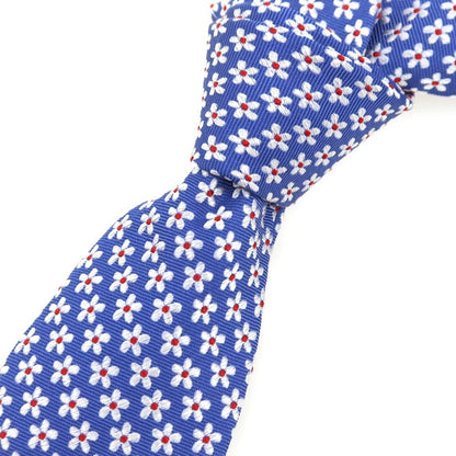 [Used] Franco Bassi Silk Small Pattern Necktie Blue x White [Condition Rank B] [Men&