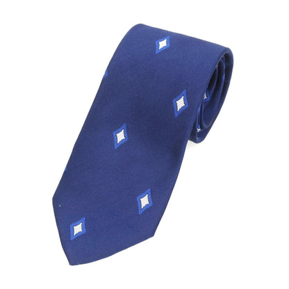 [Used] FRANCO BASSI Silk Small Pattern Tie Navy [Condition Rank C] [Men&