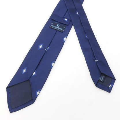 [Used] FRANCO BASSI Silk Small Pattern Tie Navy [Condition Rank C] [Men&