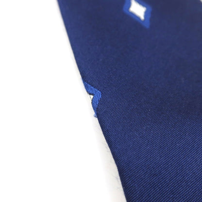 [Used] FRANCO BASSI Silk Small Pattern Tie Navy [Condition Rank C] [Men&
