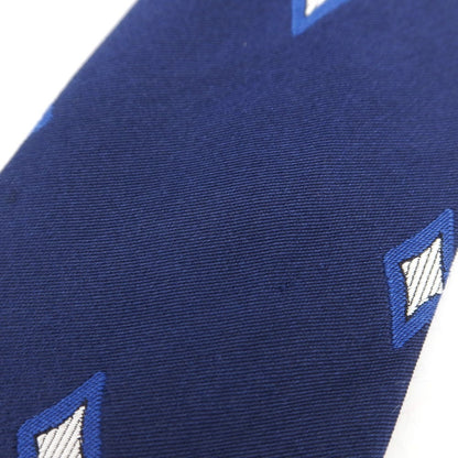[Used] FRANCO BASSI Silk Small Pattern Tie Navy [Condition Rank C] [Men&