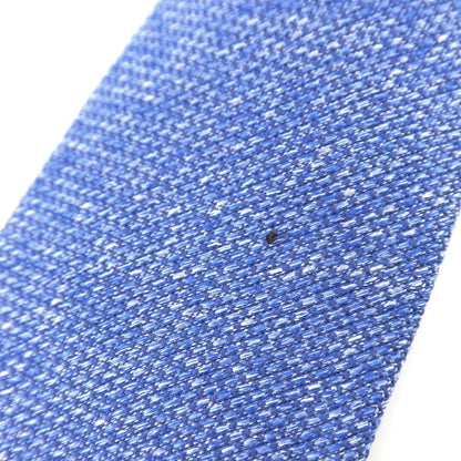 [Used] Franco Bassi Plain Silk Tie Blue [Condition Rank C] [Men&