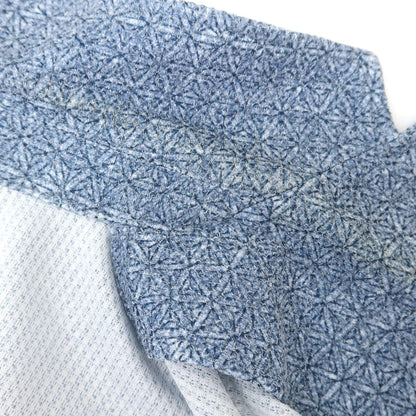 [Used] Monsieur Nicole polyester rayon print jacket light blue x navy [50] [Condition rank C] [Men&