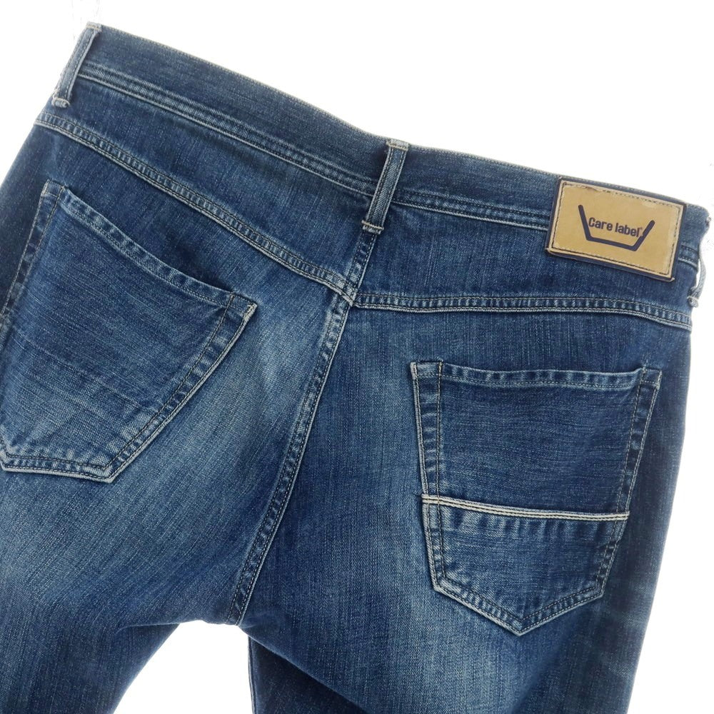 [Used] Care label stretch cotton jeans denim pants blue [34] [Condition rank C] [Men&