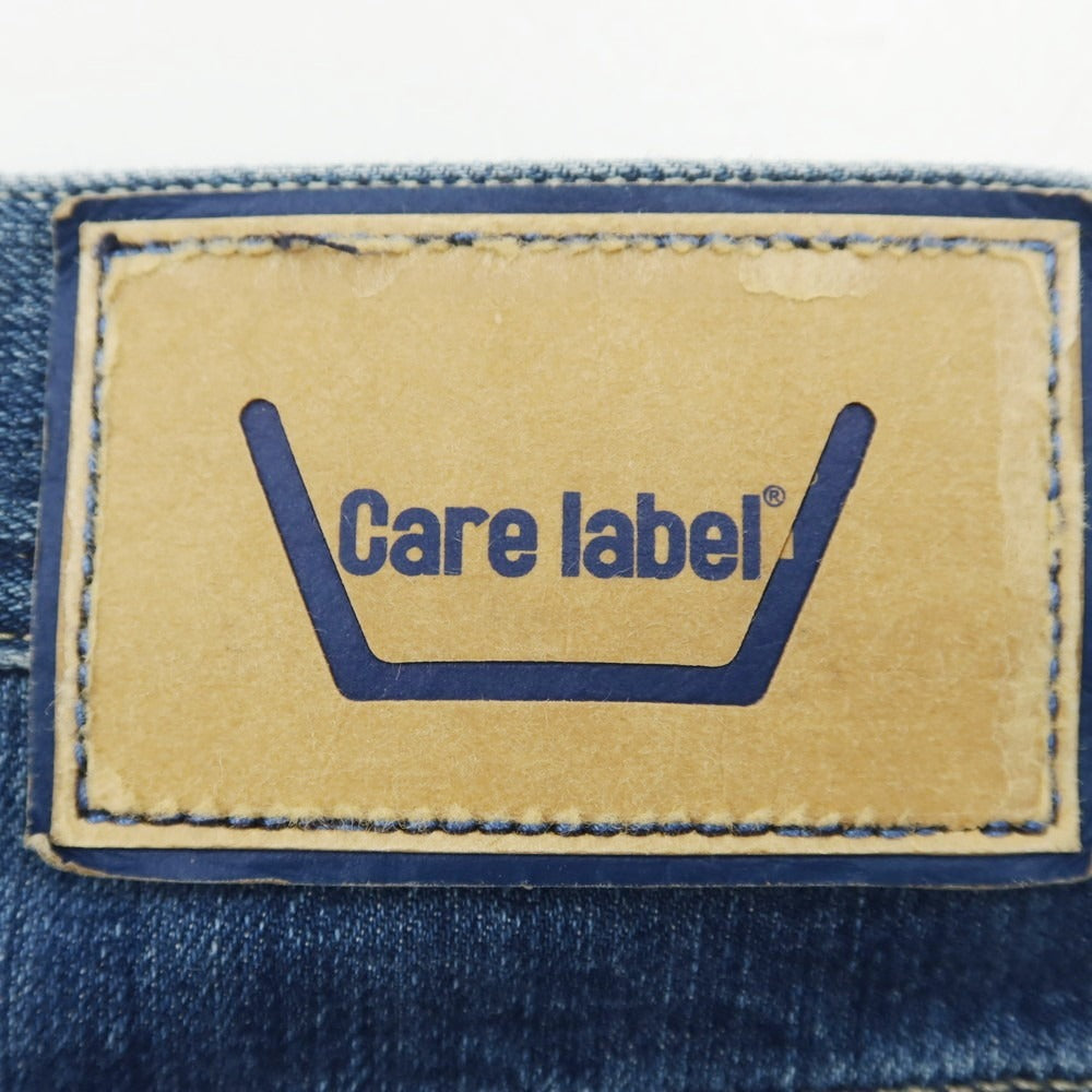 [Used] Care label stretch cotton jeans denim pants blue [34] [Condition rank C] [Men&
