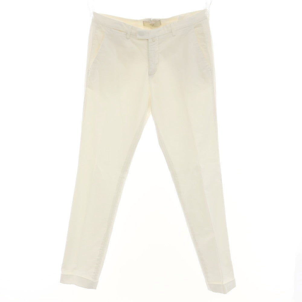[Used] BRIGLIA 1949 Stretch Cotton Casual Slacks Pants White [36] [Condition Rank B] [Men&