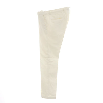 [Used] BRIGLIA 1949 Stretch Cotton Casual Slacks Pants White [36] [Condition Rank B] [Men&