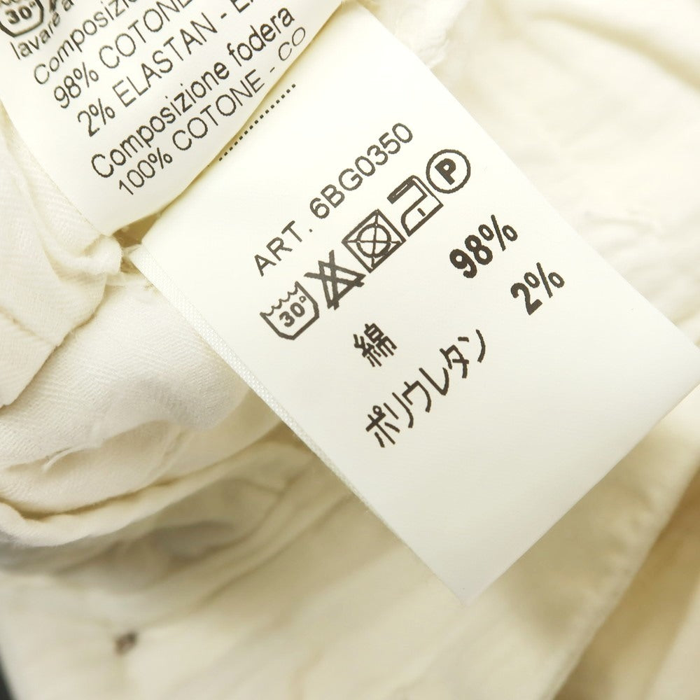 [Used] BRIGLIA 1949 Stretch Cotton Casual Slacks Pants White [36] [Condition Rank B] [Men&