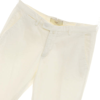 [Used] BRIGLIA 1949 Stretch Cotton Casual Slacks Pants White [36] [Condition Rank B] [Men&