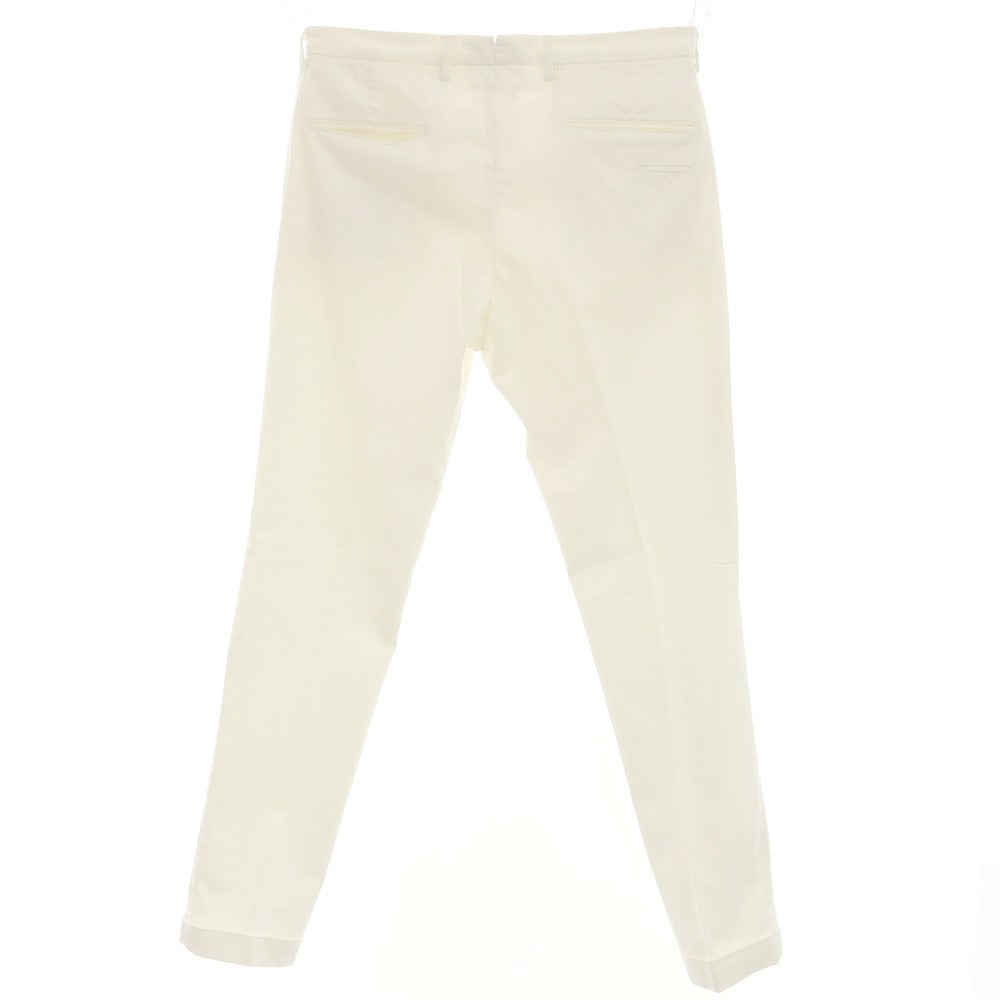 [Used] BRIGLIA 1949 Stretch Cotton Casual Slacks Pants White [36] [Condition Rank B] [Men&