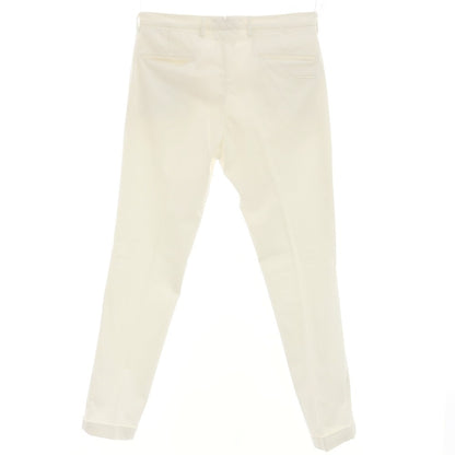 [Used] BRIGLIA 1949 Stretch Cotton Casual Slacks Pants White [36] [Condition Rank B] [Men&