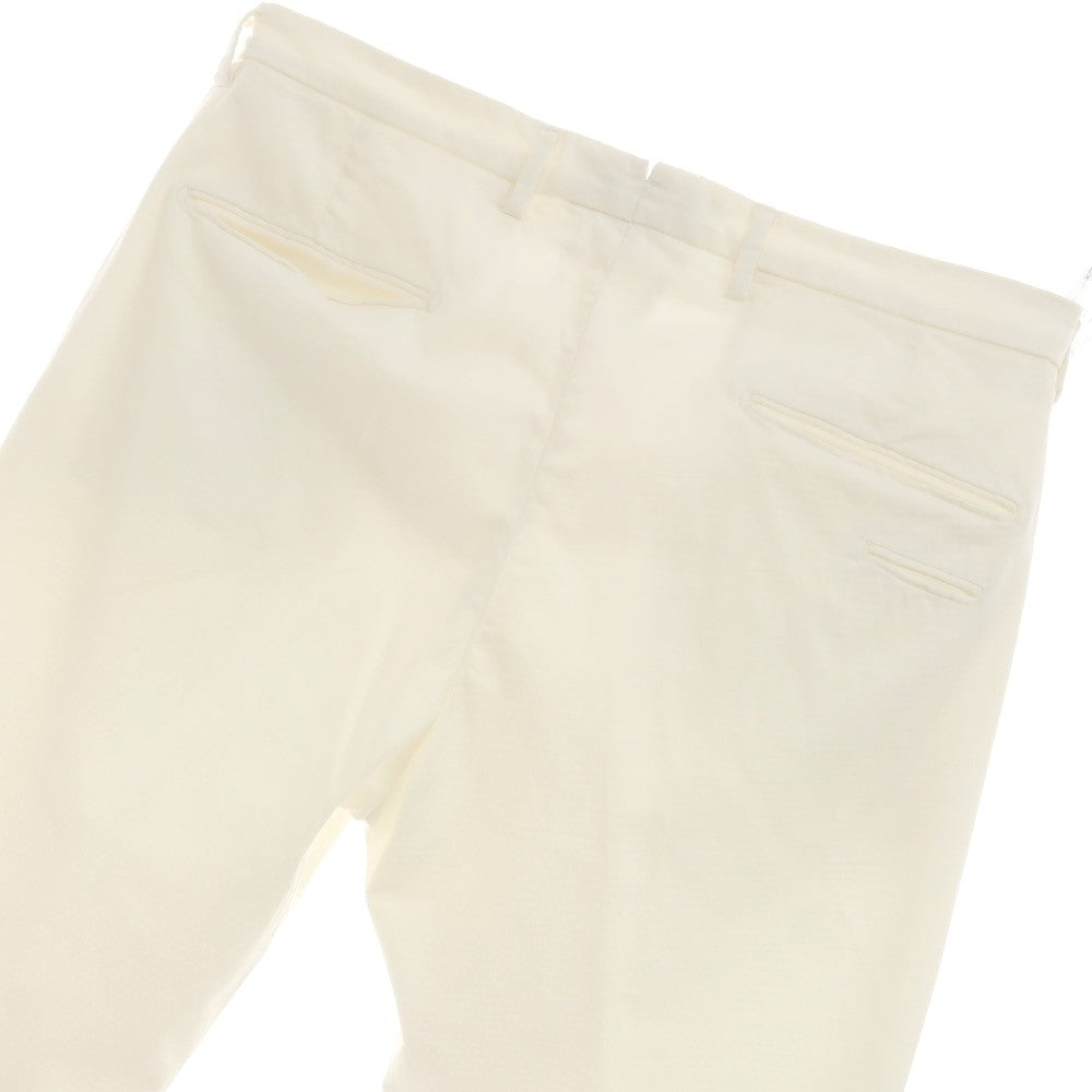 [Used] BRIGLIA 1949 Stretch Cotton Casual Slacks Pants White [36] [Condition Rank B] [Men&