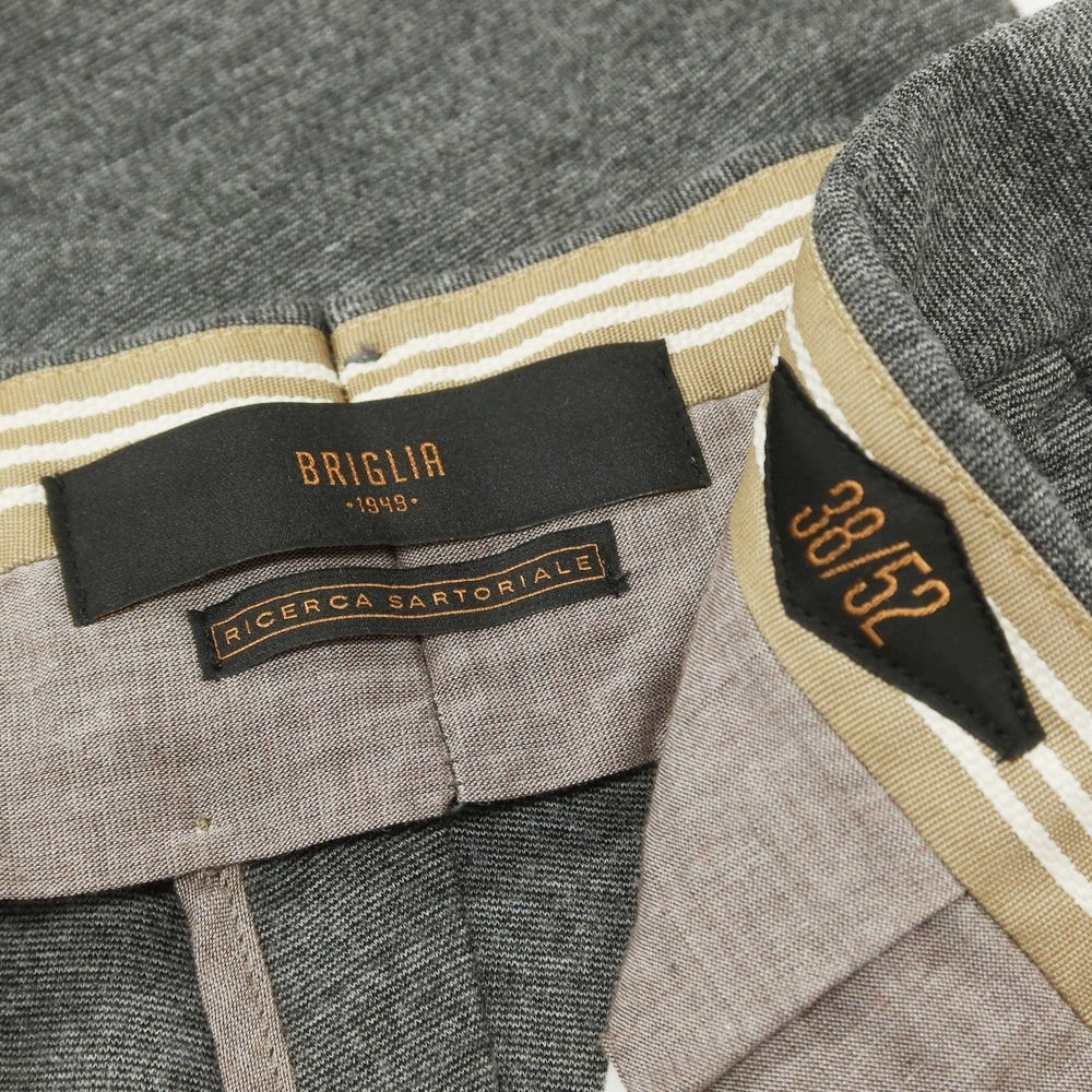 【中古】ブリリア1949 BRIGLIA 1949 レーヨンナイロン ジャージー カジュアルスラックスパンツ グレー【 52 】【 状態ランクB 】【 メンズ 】