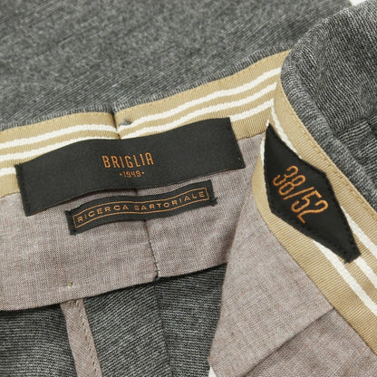 【中古】ブリリア1949 BRIGLIA 1949 レーヨンナイロン ジャージー カジュアルスラックスパンツ グレー【 52 】【 状態ランクB 】【 メンズ 】