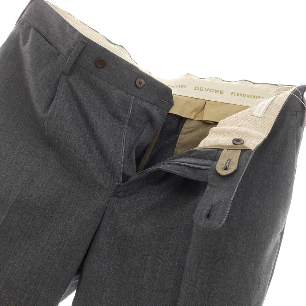 [Used] DEVORE Incipit Stretch Wool Polyester Dress Slacks Pants, Gray [50] [Condition Rank A] [Men&