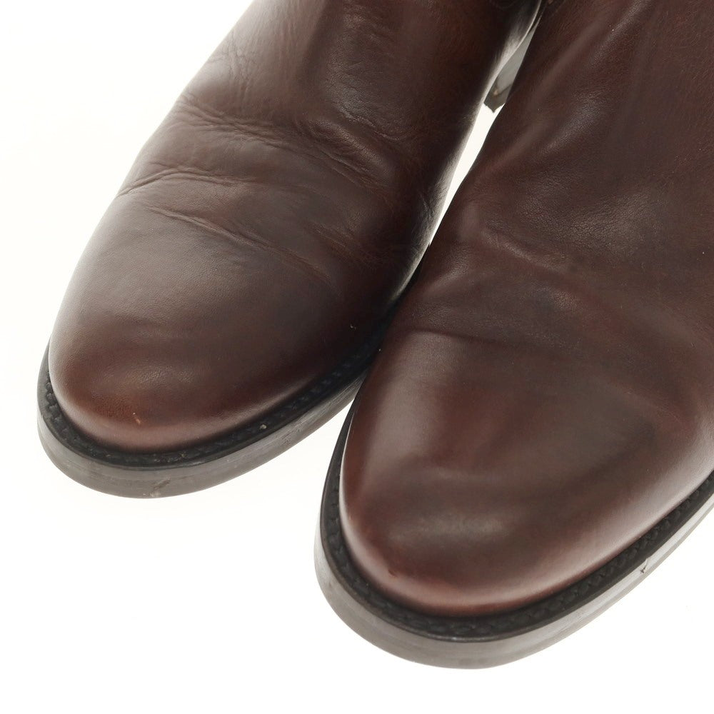 [Used] BUTTERO Leather Side Zip Boots Brown [43] [Condition Rank B] [Men&