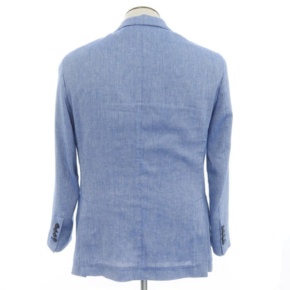 [Used] Beverly Hills Polo Club BEVERLY HILLS POLO CLUB Cotton Linen Jacket Blue x White [50] [Condition Rank B] [Men&