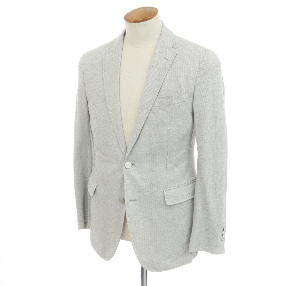 [Used] JOSEPH HOMME Cotton Nylon Jersey Jacket Gray x White [46] [Condition Rank B] [Men&